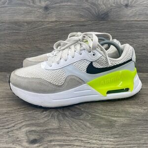 Nike Air Max System Sneakers Shoes Women's Size 6.5‎ White Black Volt DM9538-104